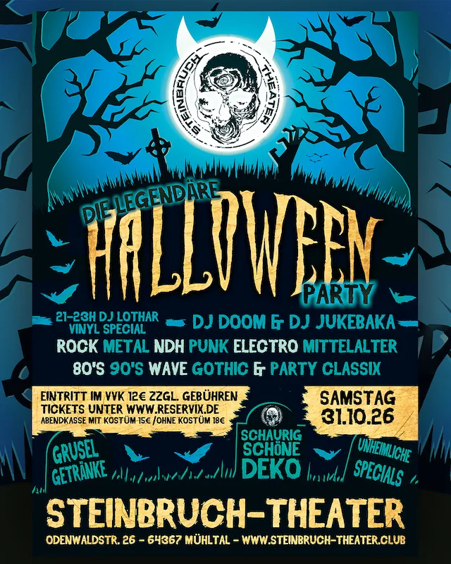 Die legendäre Halloween Party 2026