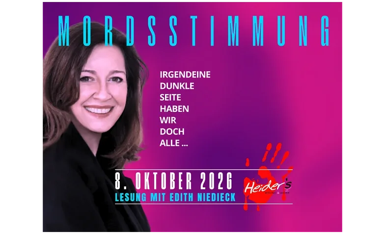 MORDSSTIMMUNG im Heider's – LESUNG mit Edith Niedieck