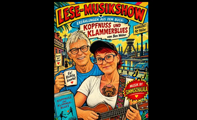 Lesung aus "Kopfnuss und Klammerblues", mit Livemusik