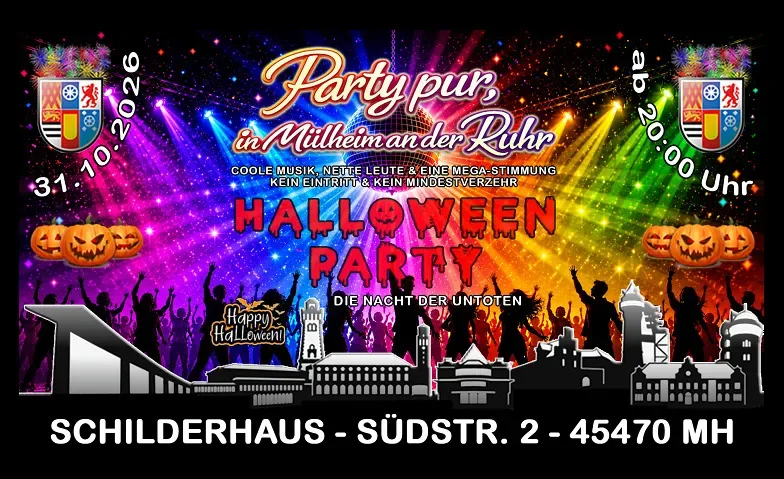 Halloween Party – Party pur im Schilderhaus Mülheim an der R