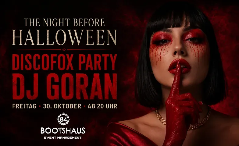 THE NIGHT BEFORE HALLOWEEN – DISCOFOX PARTY