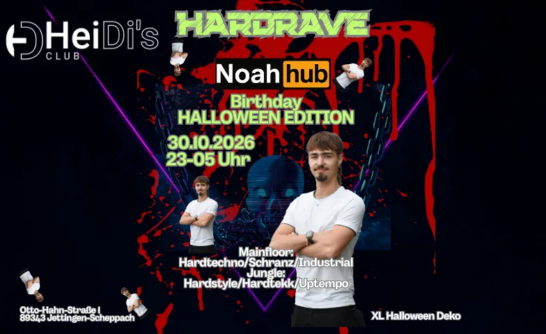 HardRave Noah Hub Birthday Halloween Edition