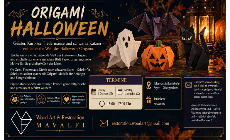 „Origami – Halloween“.